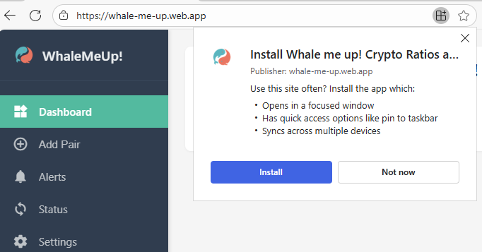 Edge install icon